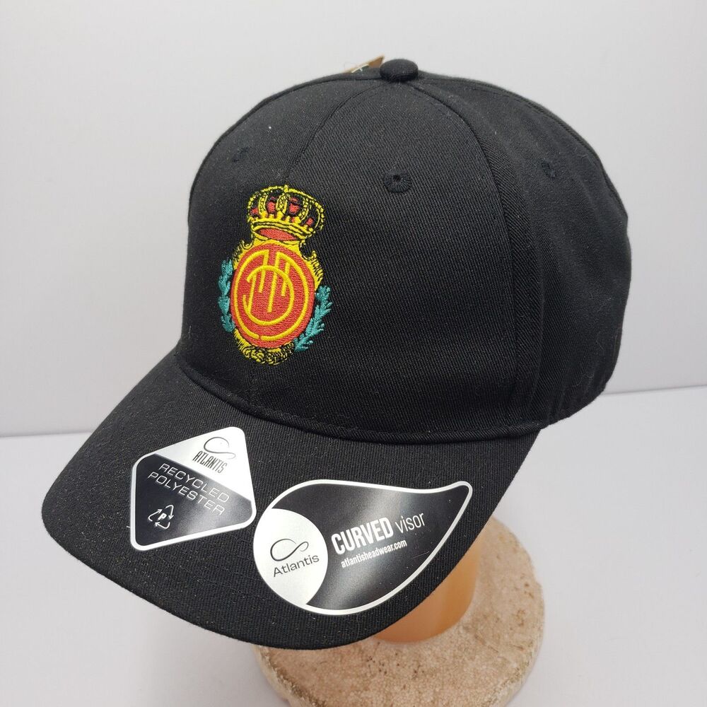 RCD Mallorca Atlantis Soccer Hat Cap Black Recycled NWT La Liga Spanish Football